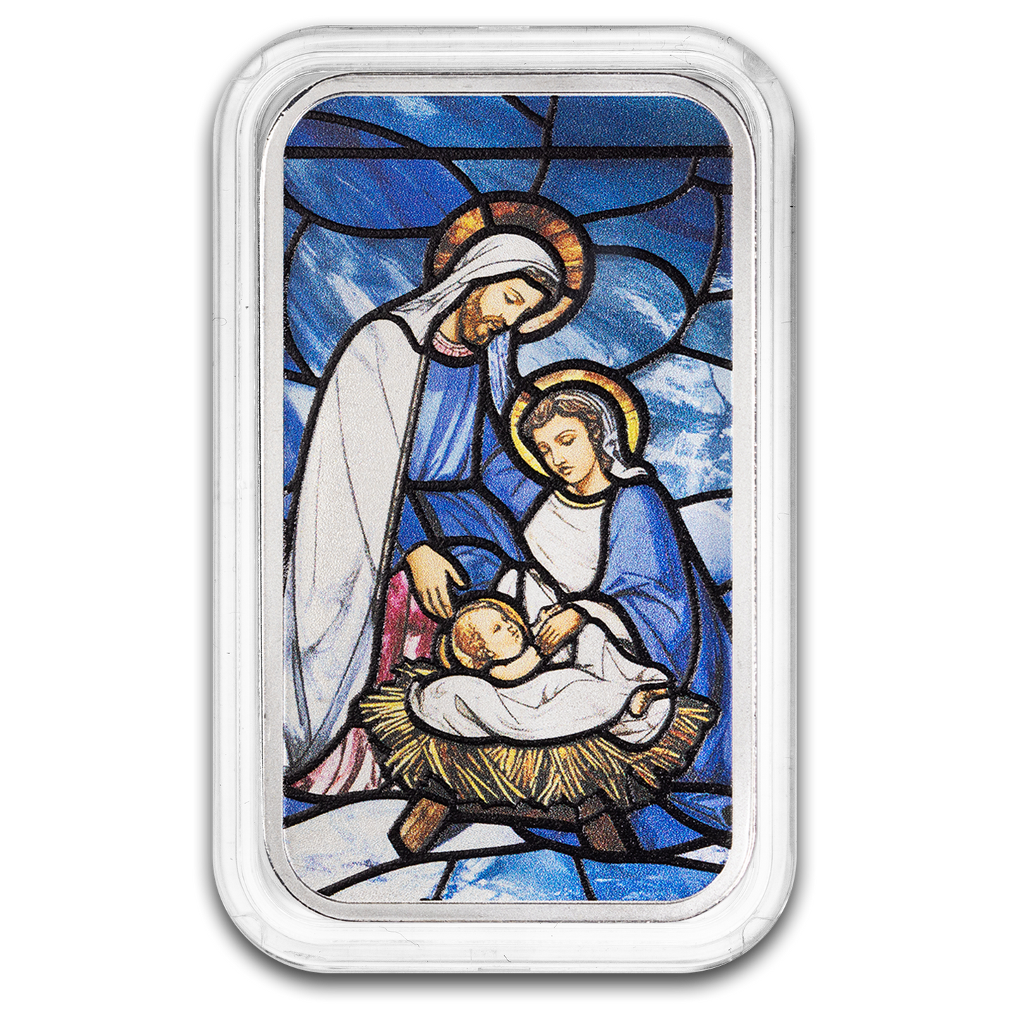 Holiday Nativity - 1 oz Silver Bar - CoinsTV