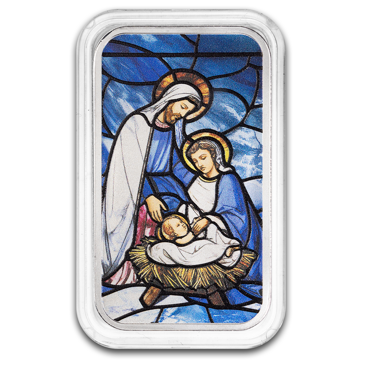 Holiday Nativity - 1 oz Silver Bar - CoinsTV