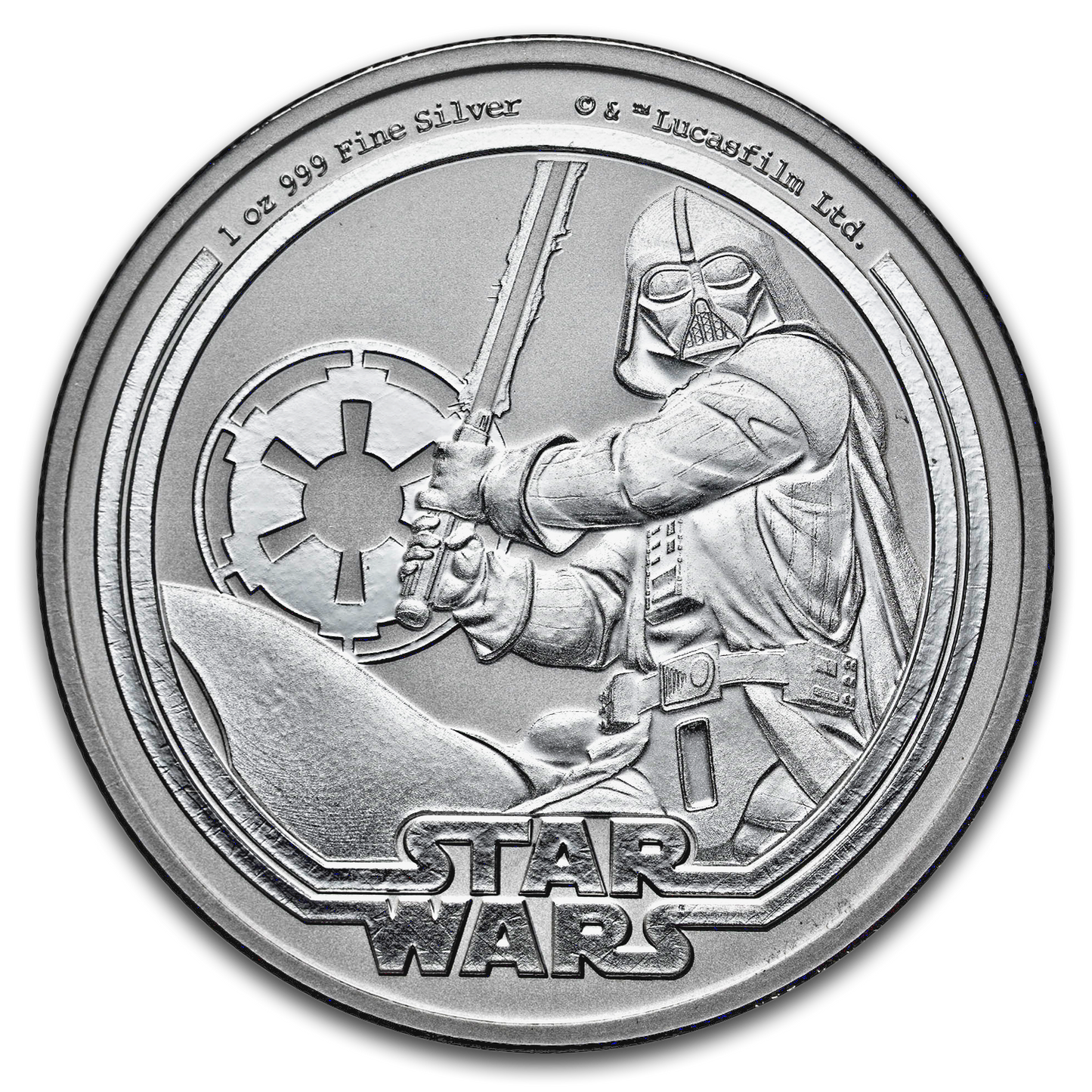 2026 Niue Star Wars Darth Vader BU 1 oz Silver Coin - CoinsTV