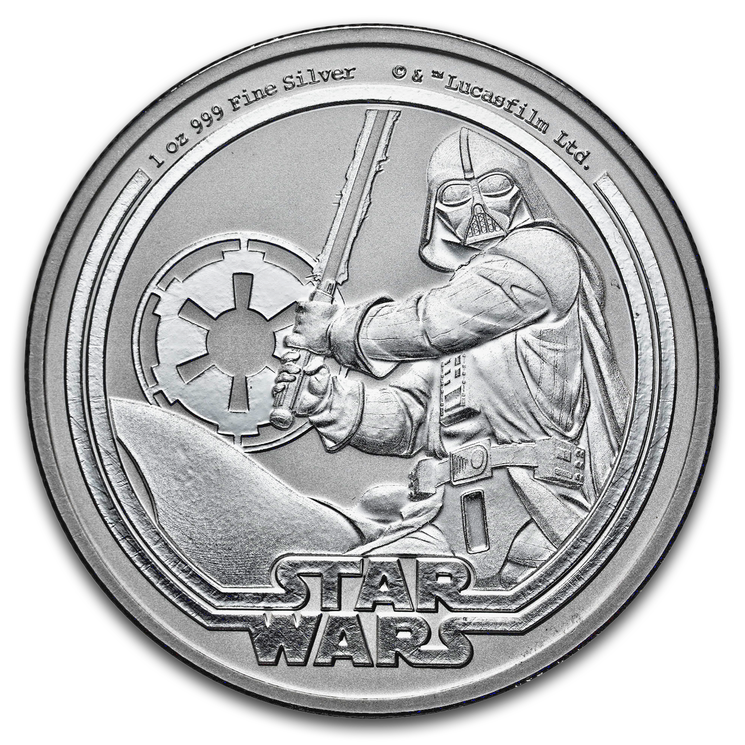 2026 Niue Star Wars Darth Vader BU 1 oz Silver Coin - CoinsTV
