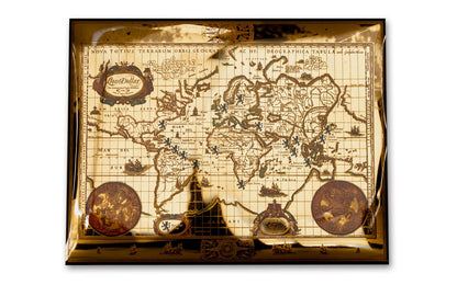 2019 Netherlands Lion Dollar Gold Foil Map