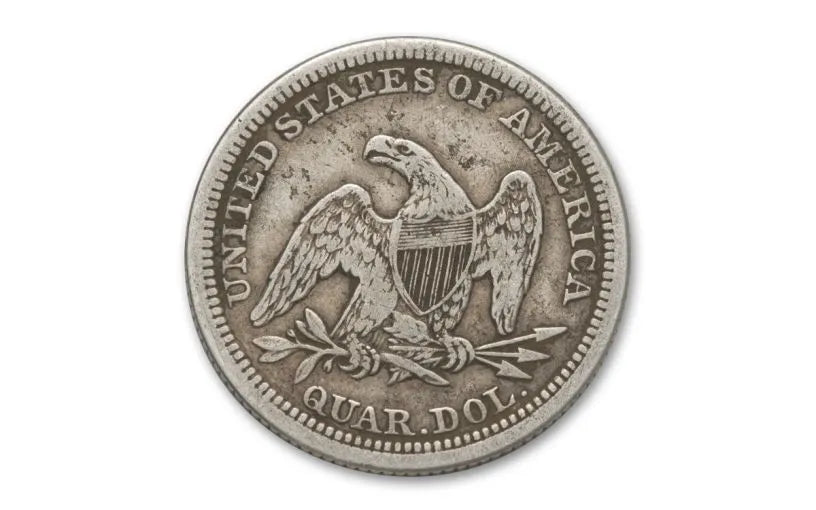 1854-1855 Seated Liberty Quarter with Arrows XF - Grab Bag - CoinsTV