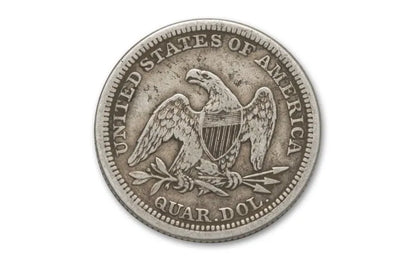 1854-1855 Seated Liberty Quarter with Arrows XF - Grab Bag - CoinsTV
