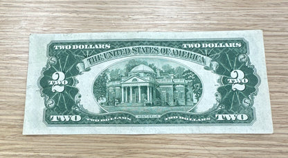 1953 $2 Red Seal Note - CoinsTV