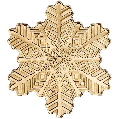 2019 Cook Islands Golden Snowflake 0.5g Gold Coin - CoinsTV