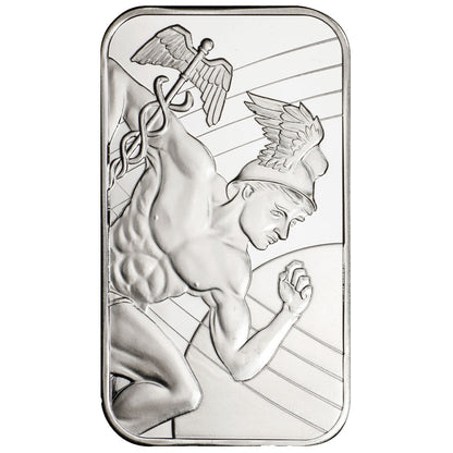 1 Troy oz Sunshine Mercury Design .999 Silver Bar - CoinsTV