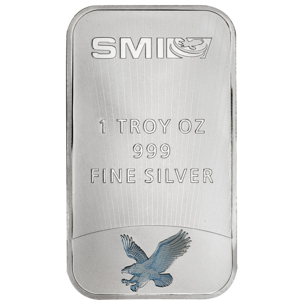 1 Troy oz Sunshine Mercury Design .999 Silver Bar - CoinsTV