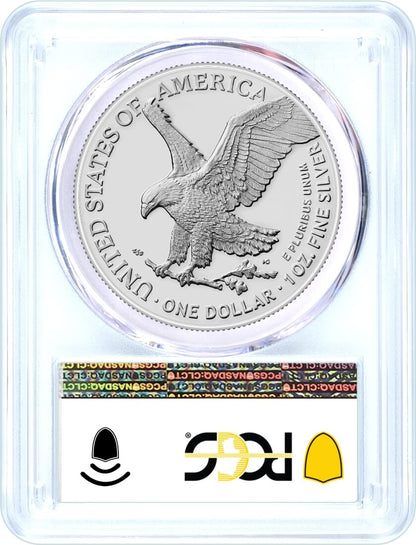 2025 Silver Eagle - PCGS MS70 First Strike - CoinsTV