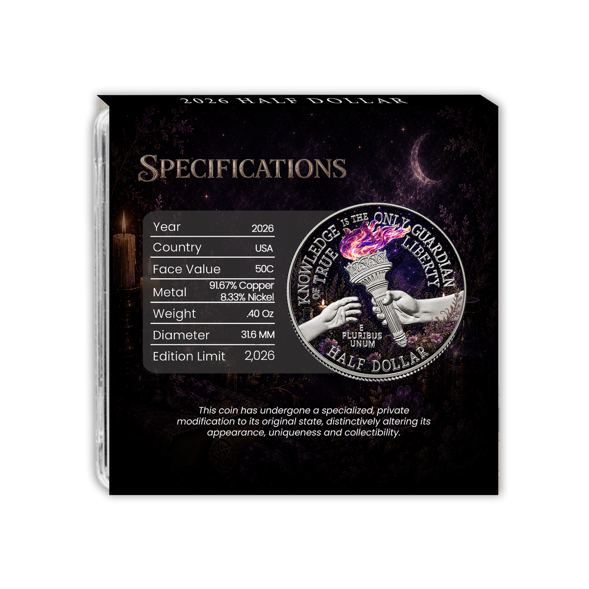 2026 Half Dollar - Bewitched Edition