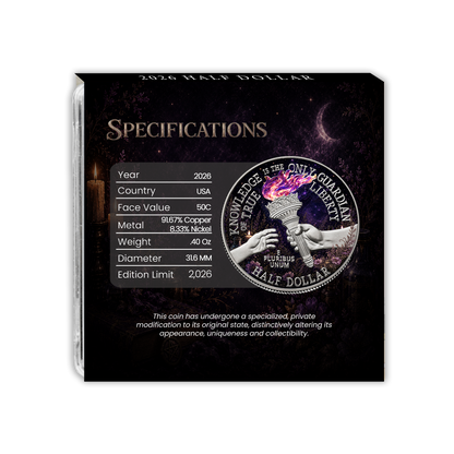 2026 Half Dollar - Bewitched Edition