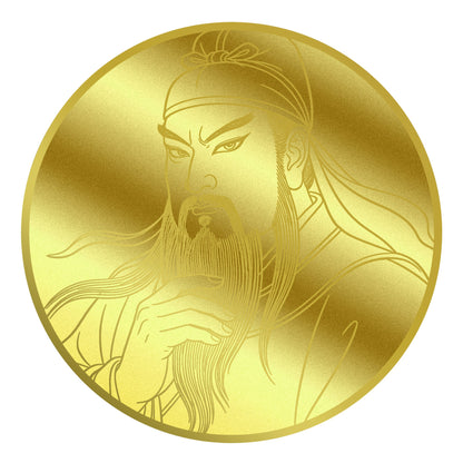 2026 Liberia Guan Yu 1/1000 oz Gold Coin in Card