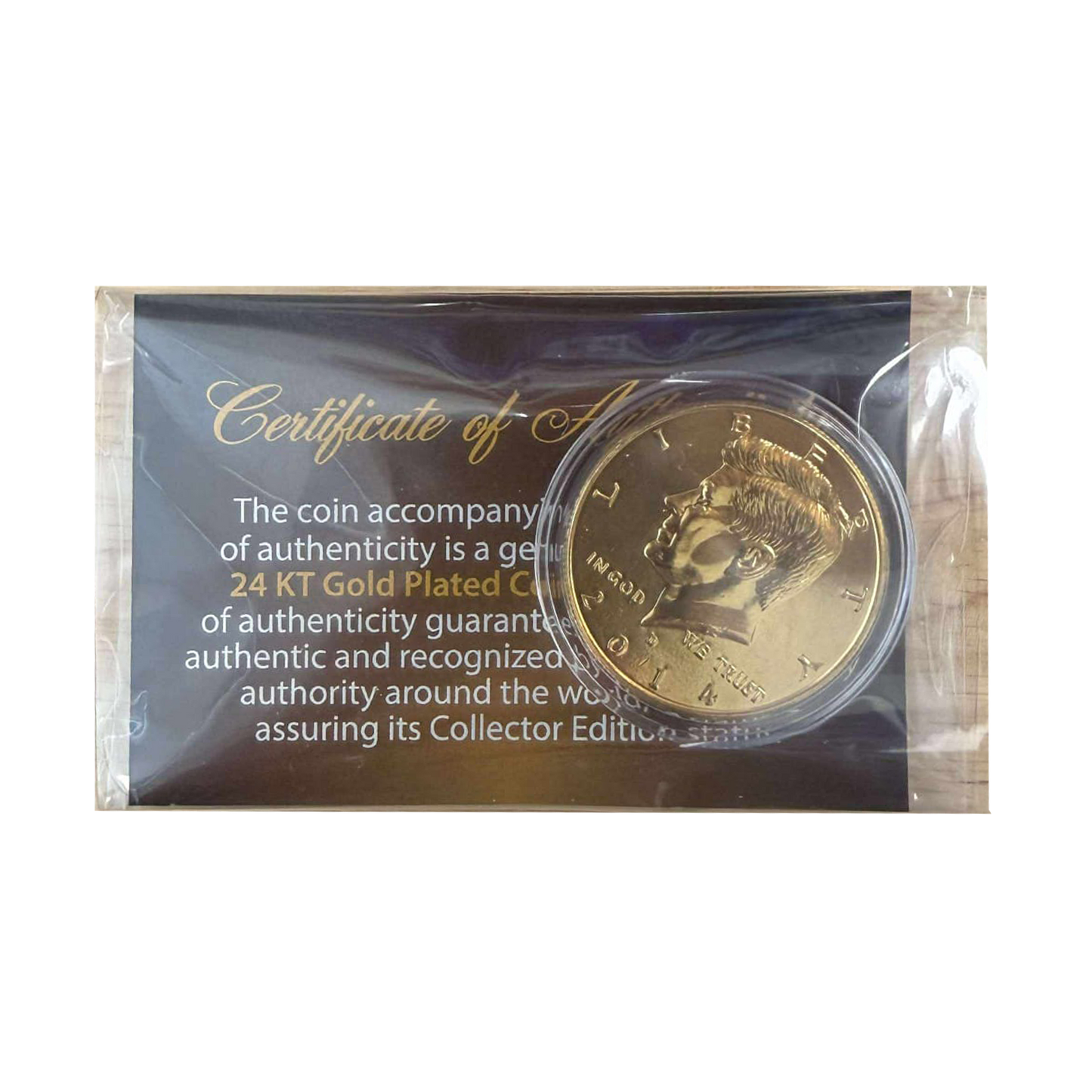 2014 Kennedy Half Dollar 24k Gold Plated