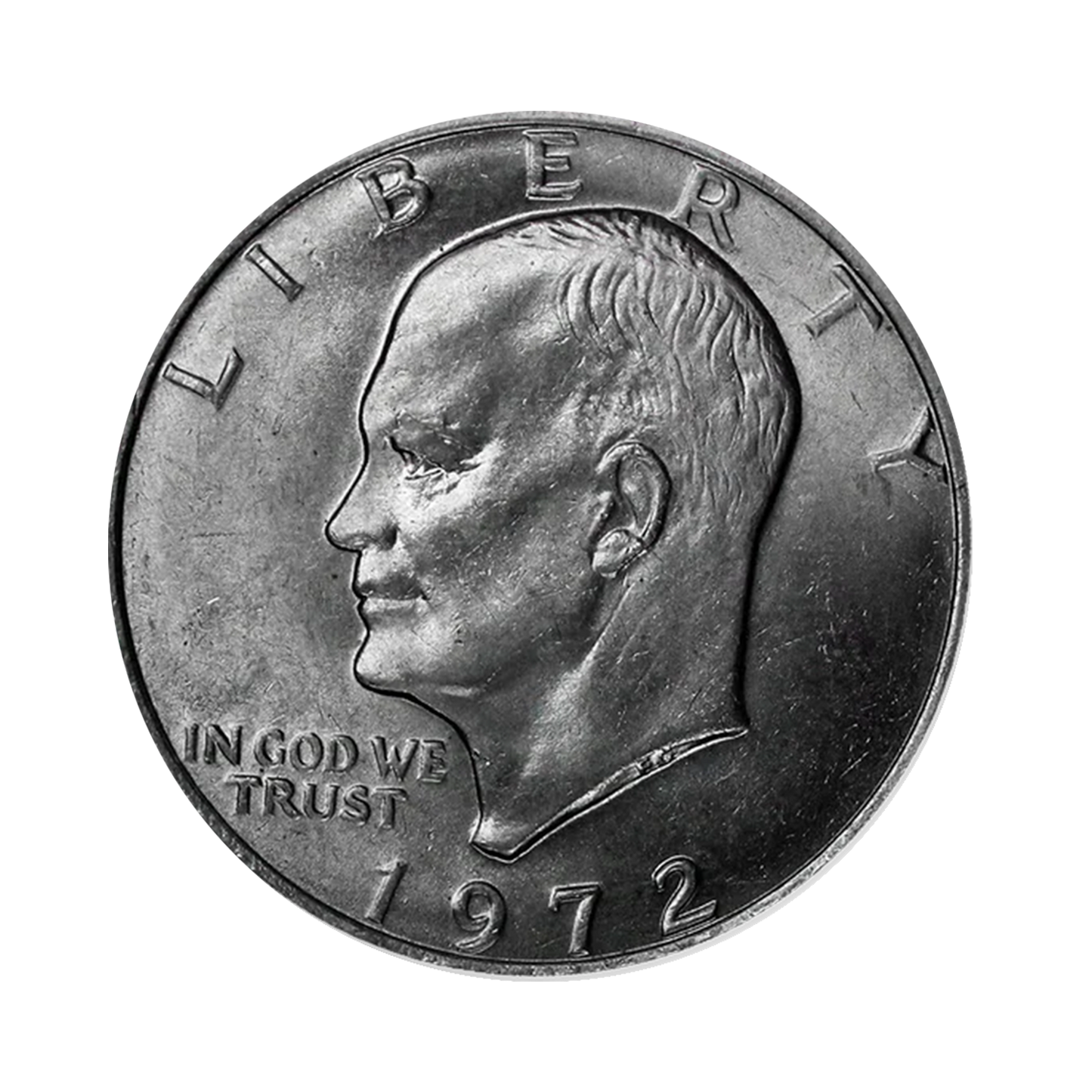 1972 Eisenhower 40% Silver Dollar San Francisco - Proof Brown Pack (OGP)