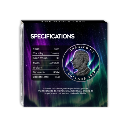 2026 Maple Leaf - Aurora Borealis Edition