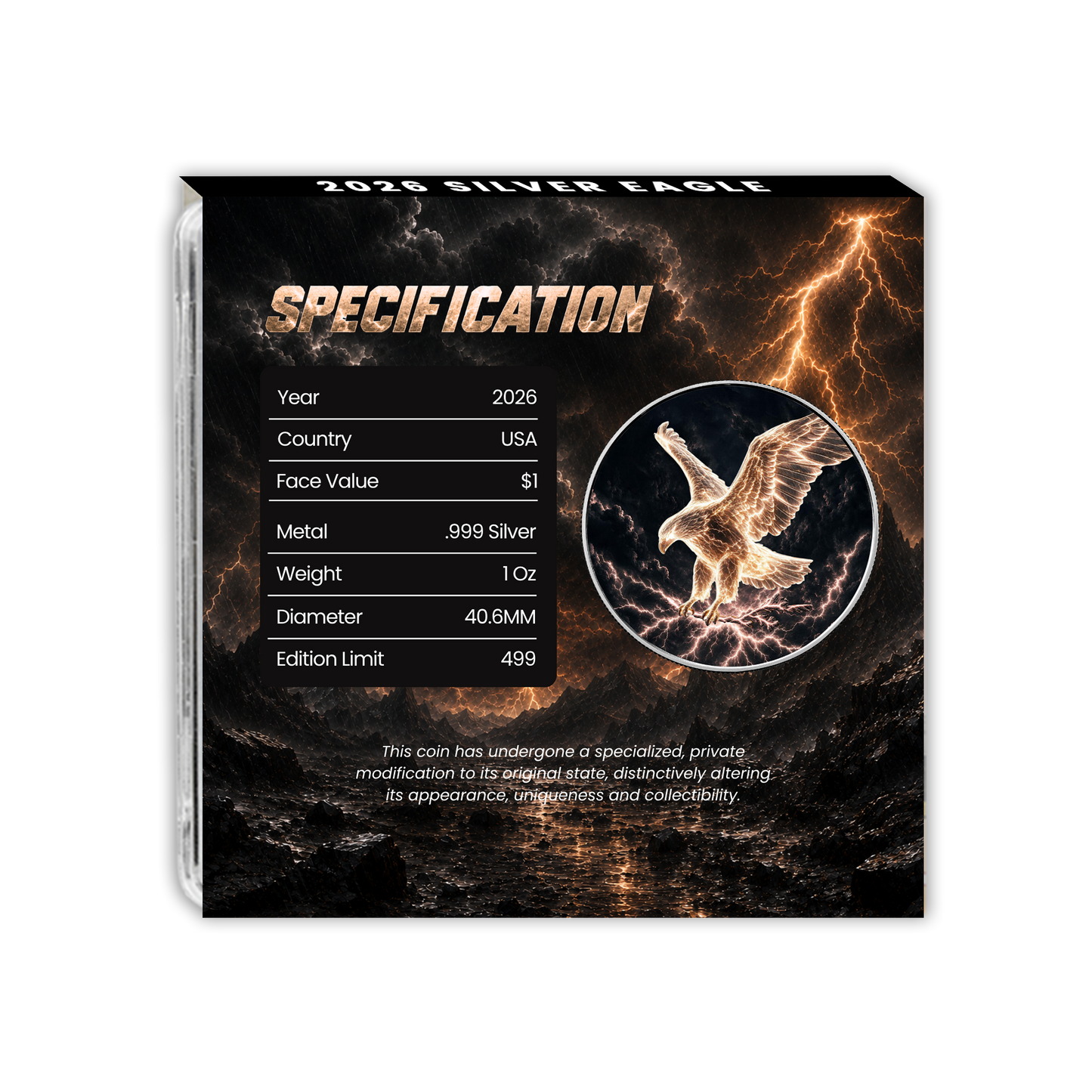 2026 Silver Eagle – Storm Edition