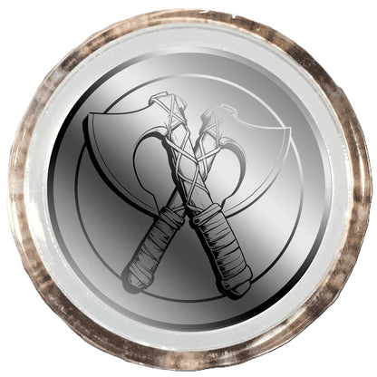 2026 Liberia Viking Tomahawk 1/500 oz Platinum in Card