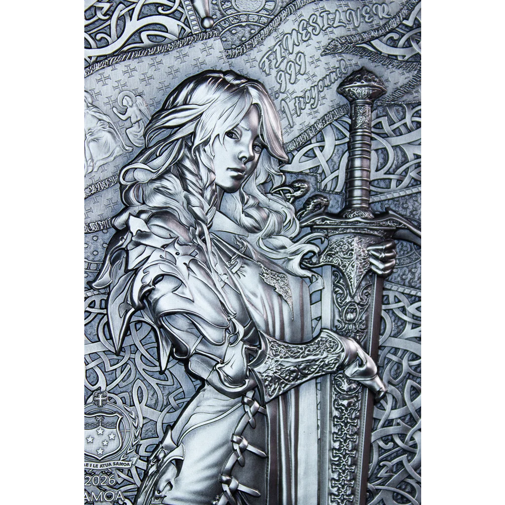2026 Samoa Joan of Arc 1 oz Silver Coin