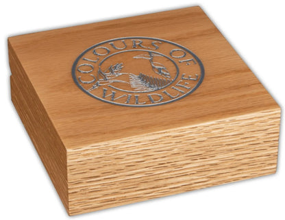 2023 3 oz Colours of Wildlife Sloth Silver - Antique Finish
