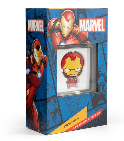 Marvel - Iron Man Chibi 2023 1oz Silver Coin - CoinsTV