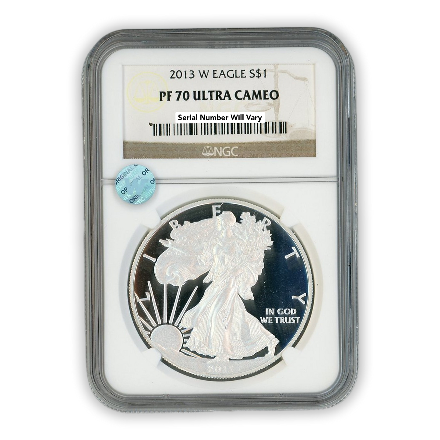 2013 W Silver Eagle - NGC PF70 Ultra Cameo Sight White - CoinsTV