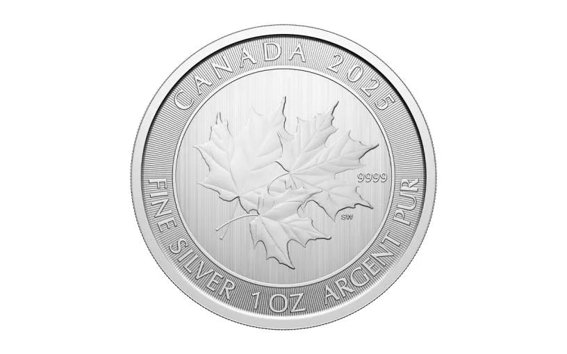 2025 Canada Triple Maple Leaf 1 oz Silver - Brilliant Uncirculated - CoinsTV