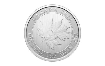 2025 Canada Triple Maple Leaf 1 oz Silver - Brilliant Uncirculated