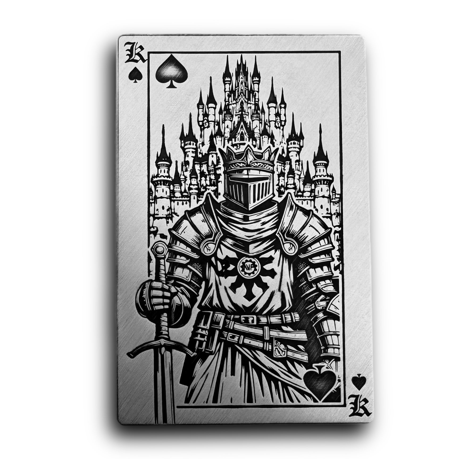 Renaissance Deck of Cards - Kings 4 x 1 oz Silver Card Bar Set - CoinsTV