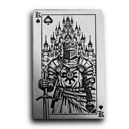 Renaissance Deck of Cards - Kings 4 x 1 oz Silver Card Bar Set - CoinsTV