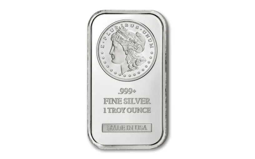 Morgan Design Bar 1 oz Silver BU