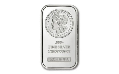Morgan Design Bar 1 oz Silver BU