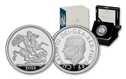 2025 Great Britain Silver Sovereign Proof - CoinsTV