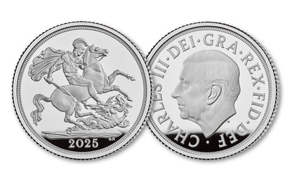 2025 Great Britain Silver Sovereign Proof - CoinsTV