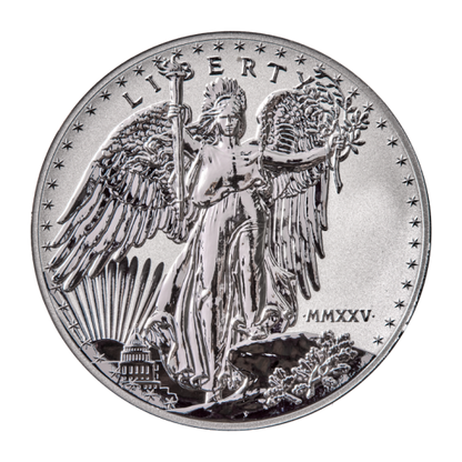 2025 Saint-Gaudens Winged Liberty 1 oz Silver - NPF High Relief Reverse Proof - CoinsTV