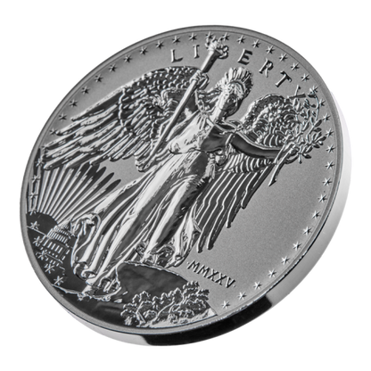 2025 Saint-Gaudens Winged Liberty 1 oz Silver - NPF High Relief Reverse Proof - CoinsTV