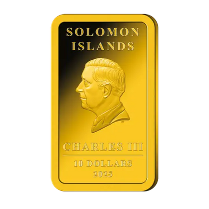 2024 Solomon Islands World's Purest Bullion Maple Leaf 1/100 oz Proof Gold Bar