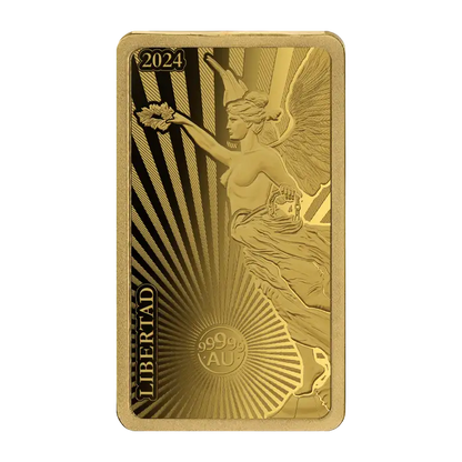 2024 Solomon Islands World's Purest Bullion Libertad 1/100 oz Proof Gold Bar