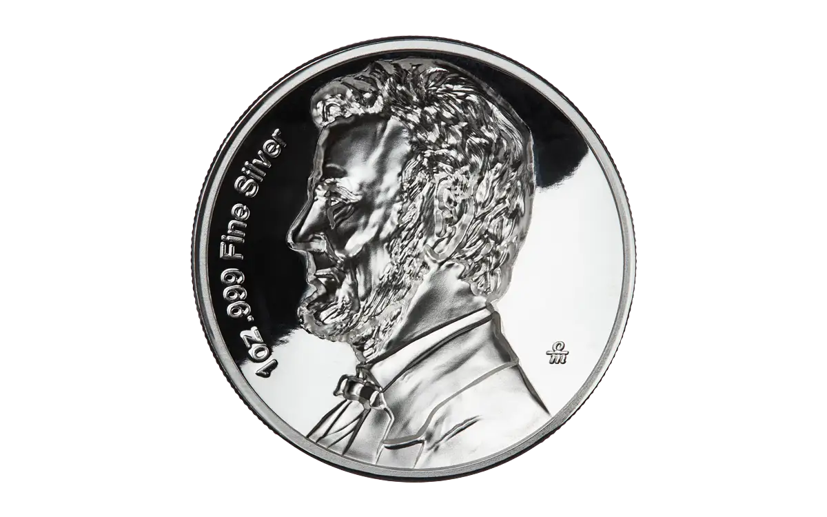 1909 Lincoln Cent American Legacy UHR 1 oz Silver Round Proof - CoinsTV