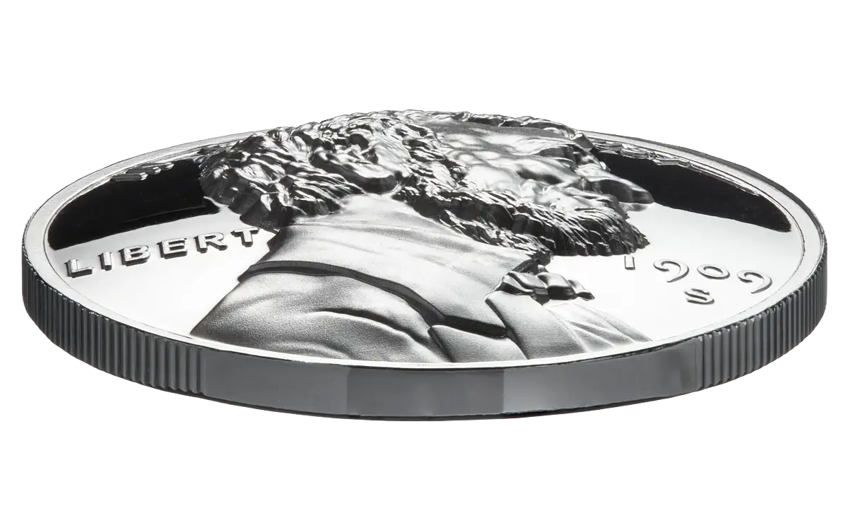 1909 Lincoln Cent American Legacy UHR 1 oz Silver Round Proof - CoinsTV