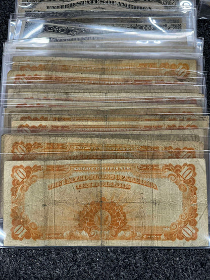 1907-1922 $10 Hillegas Gold Certificate Grab Bag - CoinsTV