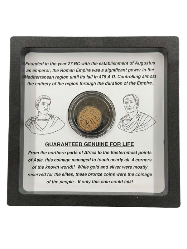 Genuine Roman Bronze Coin - 3rd-5th Century A.D - CoinsTV