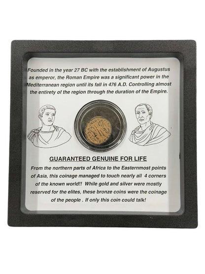 Genuine Roman Bronze Coin - 3rd-5th Century A.D - CoinsTV