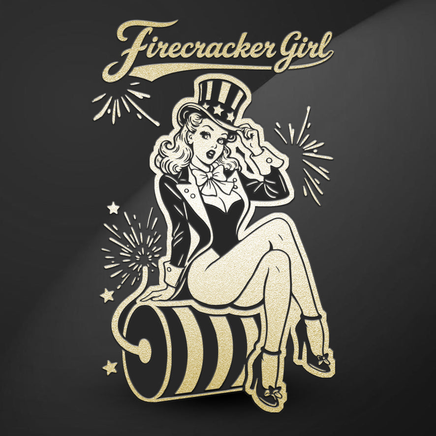 2026 Liberia Firecracker Girl 1/200 oz Gold Coin