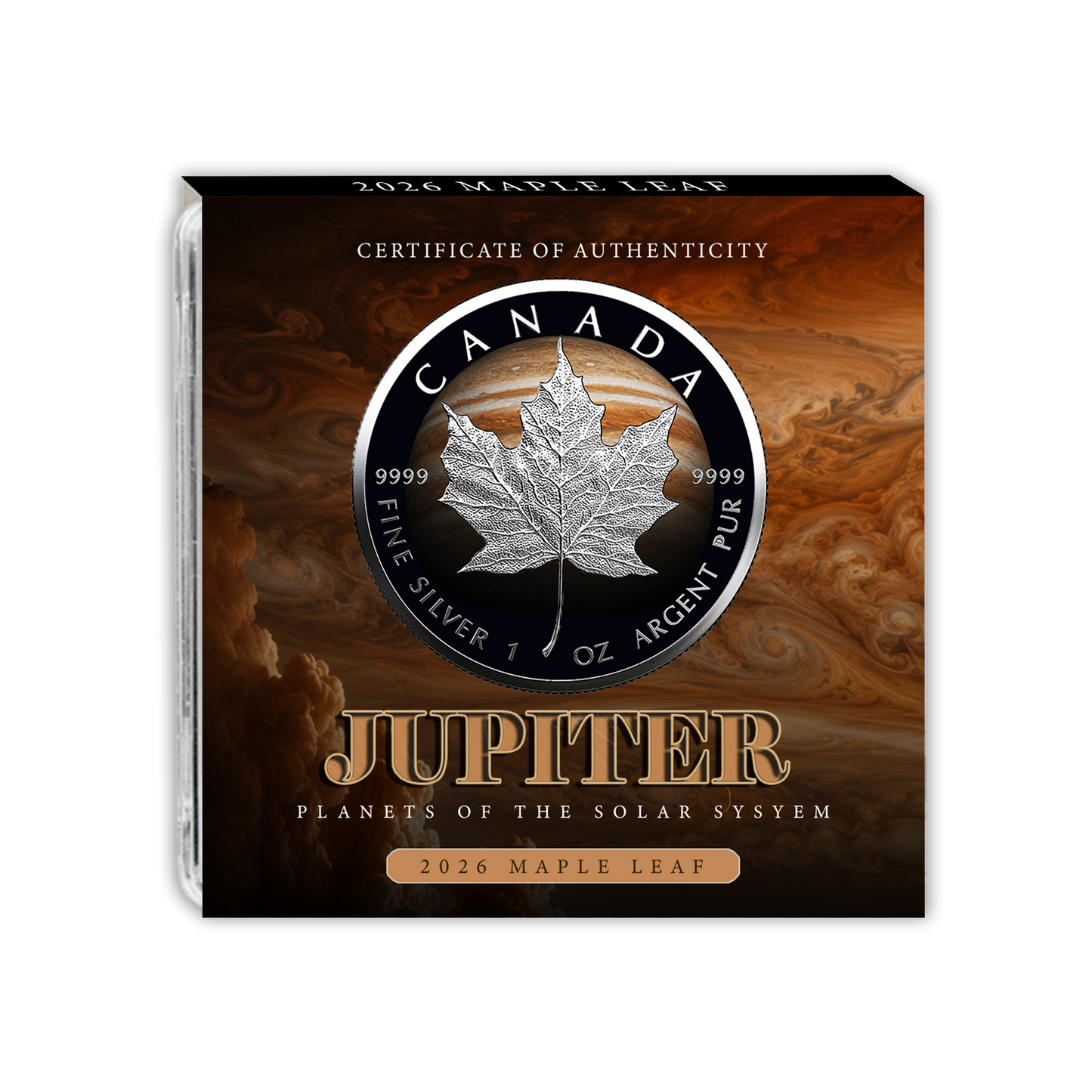 2026 Jupiter Maple Leaf - Planets of the Solar System Series