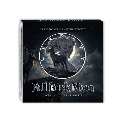 2026 Silver Eagle - Full Buck Moon Edition