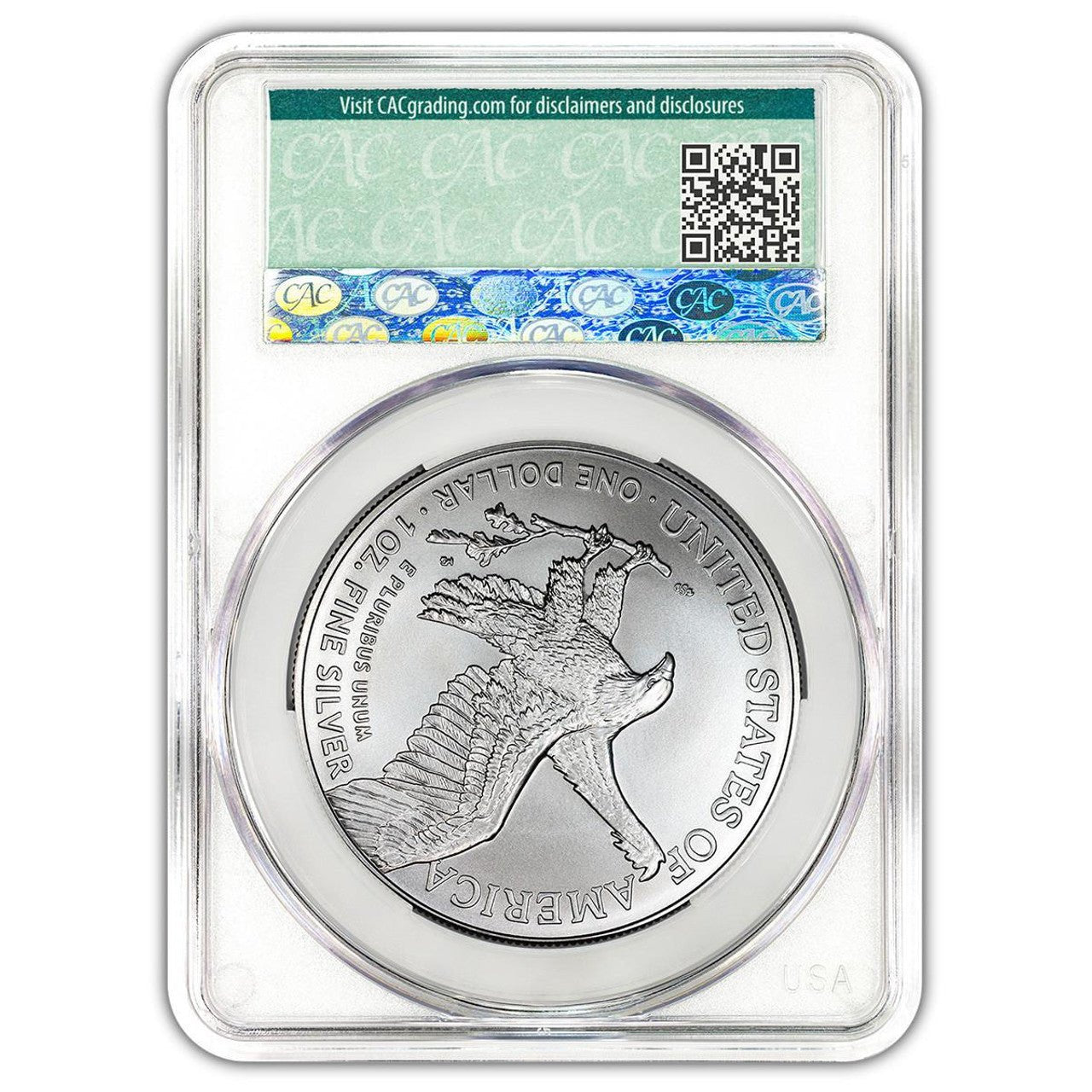 2025 $1 American Silver Eagle CAC MS70 First Delivery - CoinsTV