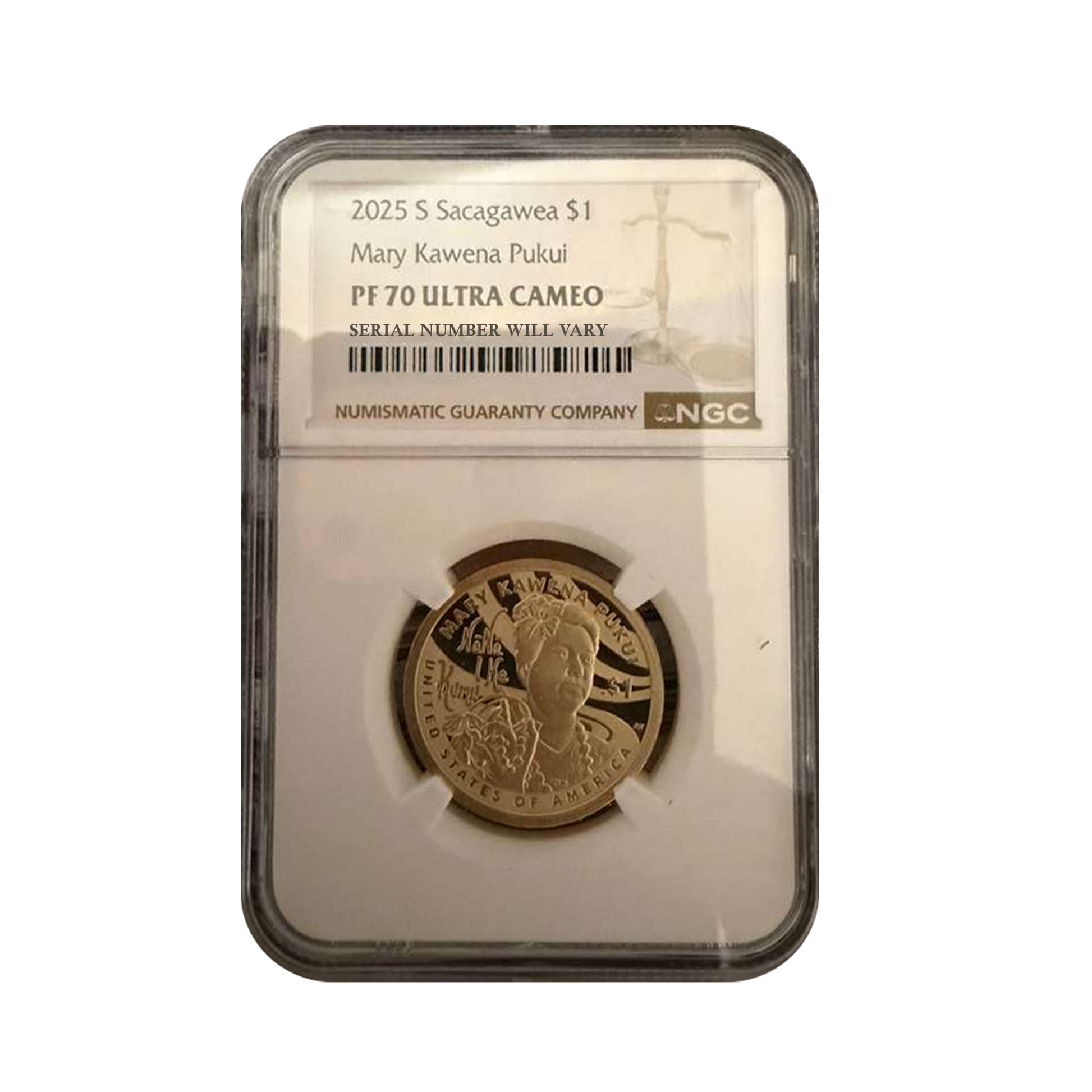 2025 Sacagawea Dollar Mary Kawena Pukui - NGC PF70 UCAM - CoinsTV