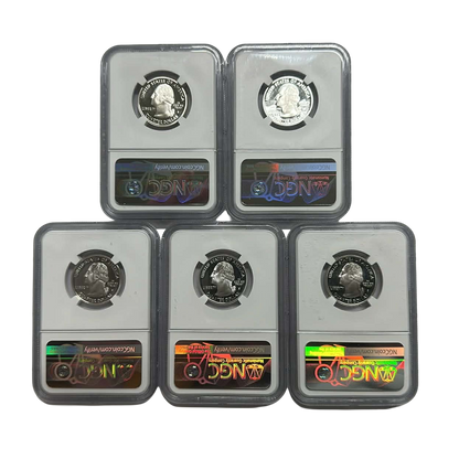 2004-2005-S Silver Quarters NGC PF69 UCAM San Francisco Label Grab Bag - CoinsTV