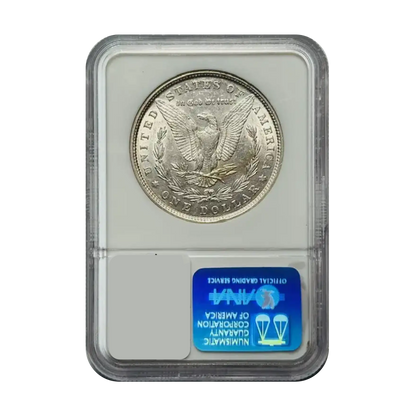1880 Morgan Silver Dollar Philadelphia VAM 6 8/7 Spikes TOP 100 - NGC AU55 - CoinsTV