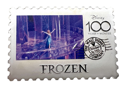 2023 Niue Disney 100 Frozen Stamp 1 oz Silver Coin - CoinsTV