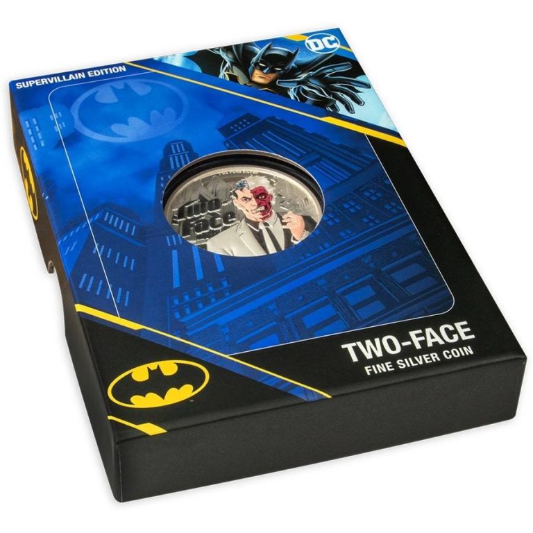 2022 PAMP DC Comics Two-Face 1 oz Silver - CoinsTV